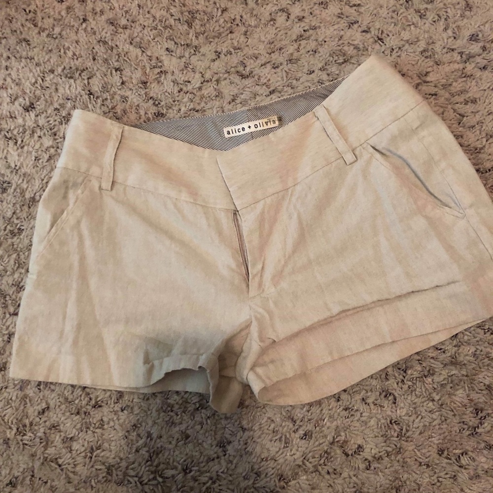Alice+Olivia linen short